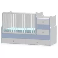 Kliknite za detalje - Lorelli Drveni krevetac za bebu Maxi Plus White Blue