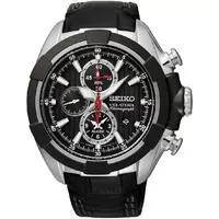 Kliknite za detalje - Seiko sportski muški ručni sat sa kožnom narukvicom Velatura SNAF39P2