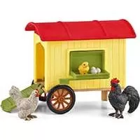 Kliknite za detalje - Schleich® Figure Domaće životinje Pokretni kokošinjac i kokoške 42572