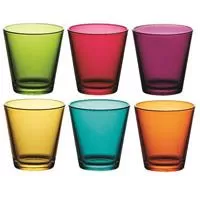 Kliknite za detalje - Set 6 raznobojnih čaša City Dekor Pasabahce 52516/1 101299