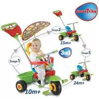 Kliknite za detalje - Smart Trike Dečji tricikl 3u1 Fresh BRG 1461800