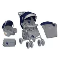 Kliknite za detalje - Bertoni Kolica Rio Set Blue&Grey Kids 10020641457