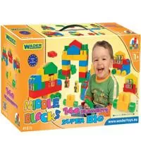 Kliknite za detalje - Kocke u kutiji 140 delova Wader 41570