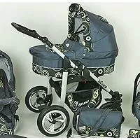 Kliknite za detalje - Kunert Kolica za bebe Silver Set 3u1 25