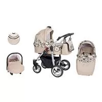 Kliknite za detalje - Kunert Kolica za bebe Silver Set 3u1 52