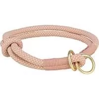 Kliknite za detalje - Ogrlica poludavilica za male pse Soft Rope pink/light pink veličina XS Trixie 1984307