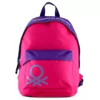 Kliknite za detalje - Benetton Ðački ranac Basic pink 605937