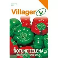 Kliknite za detalje - Paprika zeleni rotund - seme 10 kesica Villager 052331