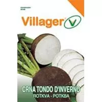 Kliknite za detalje - Seme 10 kesica - Crna rotkva Tondo D Inverno Villager 003519