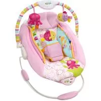 Kliknite za detalje - Taggies by Bright Starts Nežna bebi ležaljka sa vibracijom Ružičaste Lepršave Ribice