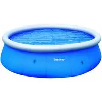 Kliknite za detalje - Solani pokrivač za bazene sa prstenom na naduvavanje prečnika 457 cm Bestway 58065