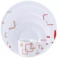Kliknite za detalje - Bergner Porcelanski servis za ručavanje 30 delova Renberg Oslo Squares RB-80108