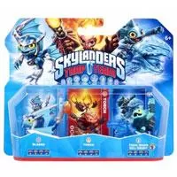 Kliknite za detalje - Skylanders Trap Team - Triple Pack 2 Blades + Tidal Wave Gill Grunt + Torch 87112EU