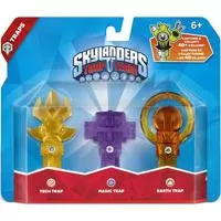 Kliknite za detalje - Skylanders Trap Team Tri Zamke - Triple Trap Pack Tech Scepter + Magic Log Holder + Earth Orb 87276EU