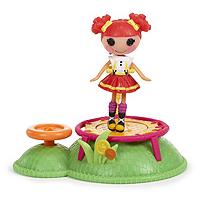 Mini Lalaloopsy Lutka Playset Ember Flicker Flame skače na trampolini 529507