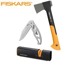 Kliknite za detalje - Sekira X7, Nož Gerber i Oštrač XSharp Fiskars 129010 035116