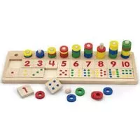 Kliknite za detalje - Drvena ploča sa brojevima Viga Toys 59072VG