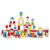 Kliknite za detalje - Drvene šarene kocke 100 kom