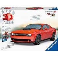Kliknite za detalje - 3D Puzzle Automobil Dodge Challenger R/T Scat Pack Widebody red Ravensburger 11284