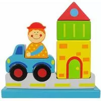 Kliknite za detalje - Drvene kocke sa magnetima 4Kids Grad 22564