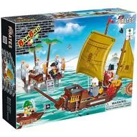 Kliknite za detalje - BanBao kockice Piratski brod 8707