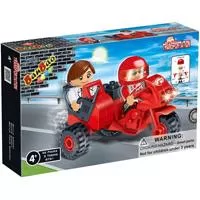 Kliknite za detalje - BanBao kockice Motor sa prikolicom 8781