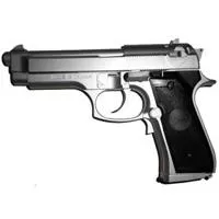Kliknite za detalje - Airsoft poluautomatska replika pištolja 92 AEG Silver 3720