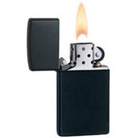 Zippo upaljač Black Matte Slim 1618 5329