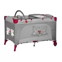 Kliknite za detalje - Bertoni Lorelli Krevetac za bebe sa dva nivoa Travel Kid 2 Grey Bears 10080221419