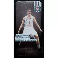 Kliknite za detalje - Maska Za Mobilne Telefone KK Partizan Edo Murić - Crno Beli Randevu...