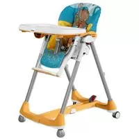 Kliknite za detalje - Peg Perego Visoka stolica za bebe Prima Pappa Diner Hippo Giallo