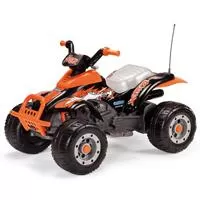 Kliknite za detalje - Peg Perego Kvad na akumulator Corral T-Rex nero/arancio IGOR0066