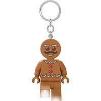 LEGO® ICONIC Privezak za ključeve sa LED svetlom Gingerbread Man - Medenjak