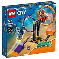 Kliknite za detalje - LEGO® City Kocke Stuntz Akrobatski izazov sa okretnim obručima 60360