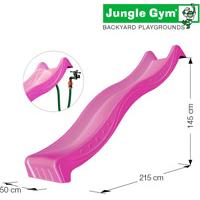 Kliknite za detalje - Vodeni Tobogan Spust 2.65 m - Jungle Gym Sa TUV Sertifikatom Pink