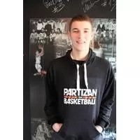 Kliknite za detalje - Partizan 1945 Basketball Crna Dukserica L
