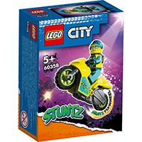 Kliknite za detalje - LEGO® City Kocke Stuntz Sajber akrobatski motor 60358