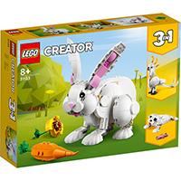 Kliknite za detalje - LEGO® Creator Kocke 3u1 Beli zec 31133