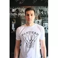 Kliknite za detalje - KK Partizan Majica Košarkaška Mreža sa Vezom na Rukavu - M