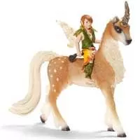 Kliknite za detalje - Schleich Bayala - Vilenjak na leđima šumskog jednoroga 70461