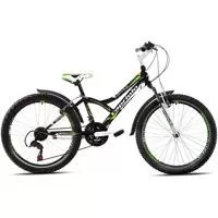 Kliknite za detalje - Bicikl Capriolo Diavolo 400 24/18HT crno zelena 915305-13