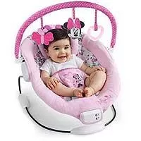 Kliknite za detalje - Disney Baby Automatska bebi ležaljka sa melodijama i vibracijom Minnie Mouse