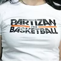 Kliknite za detalje - Partizan 1945 Basketball Ženska Majica Bela XL