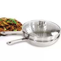 Kliknite za detalje - Wok set sa steamerom CL-118