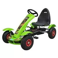 Kliknite za detalje - Karting automobil na pedale zeleni Sunkids 618 veći