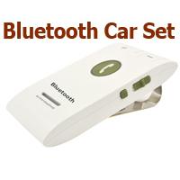 Kliknite za detalje - Bluetooth bežični handsfree set za automobil 6E Beli