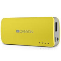 Kliknite za detalje - Pomoćna baterija za mobilne uređaje Canyon PowerBank 4400 CNE-CPB44Y
