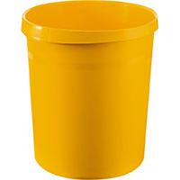 Korpa za otpatke 18l, okrugla plastična žuta 05KD02G