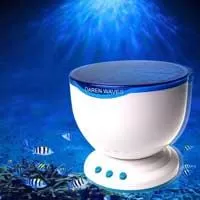 Kliknite za detalje - Stona lampa sa projektorom i zvučnikom Electronics Ocean Daren Waves