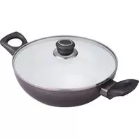 Kliknite za detalje - Bergner Keramički vok sa poklopcem 28cm Simplicia BG-6653